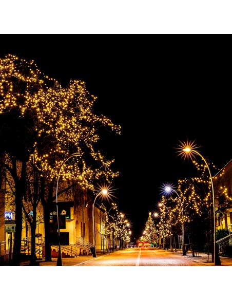 Profesionali AdamLights smulkių lempučių lauko girlianda | IP67, 360 LED, 60 m.