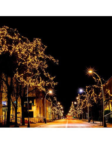 Profesionali AdamLights smulkių lempučių lauko girlianda | IP67, 1200 LED, 200 m.